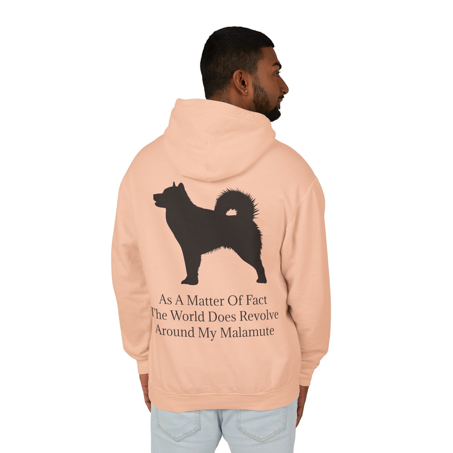 Matter Of Fact Malamute Unisex Lightweight Hoodie