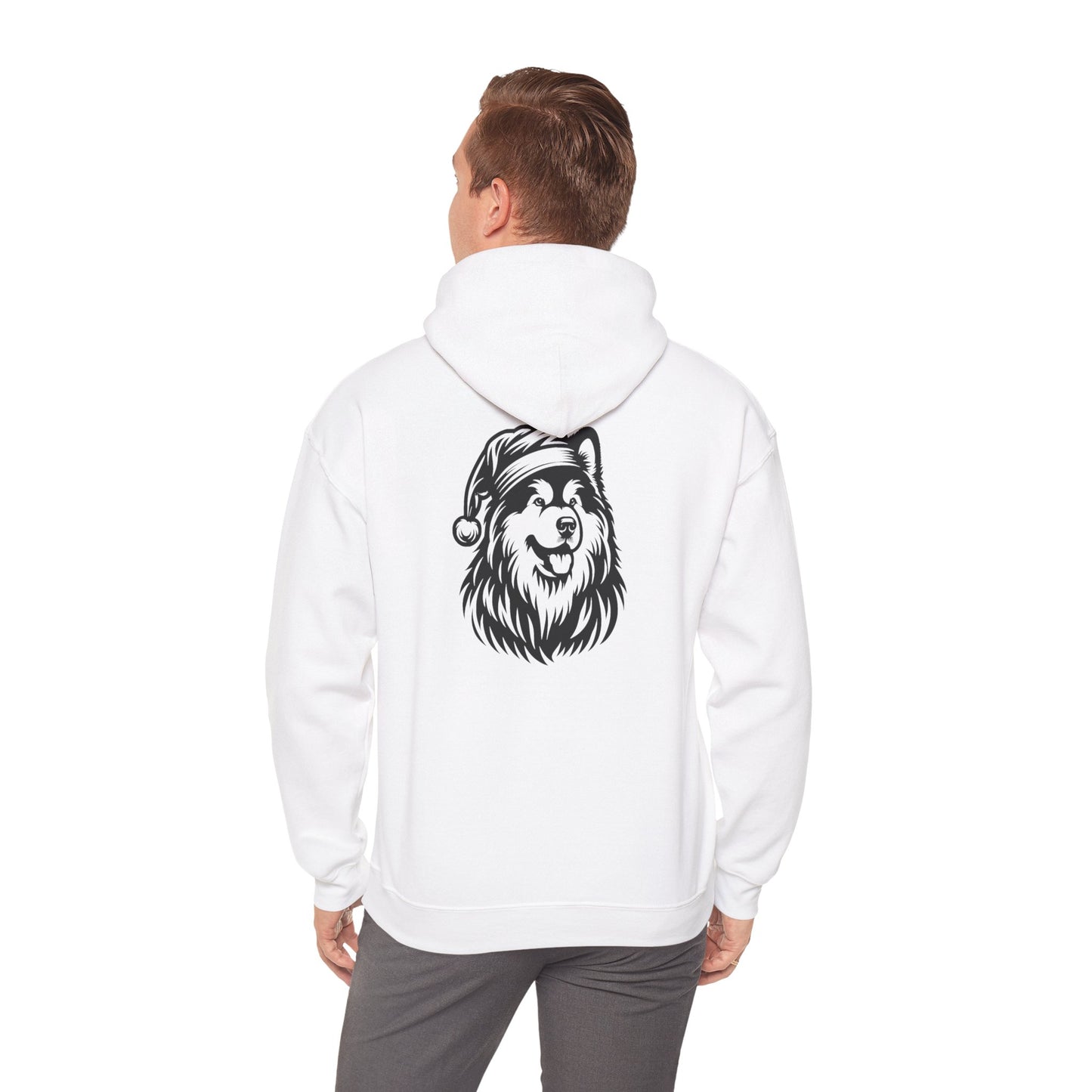 Santa Paws Malamute Unisex Hoodie