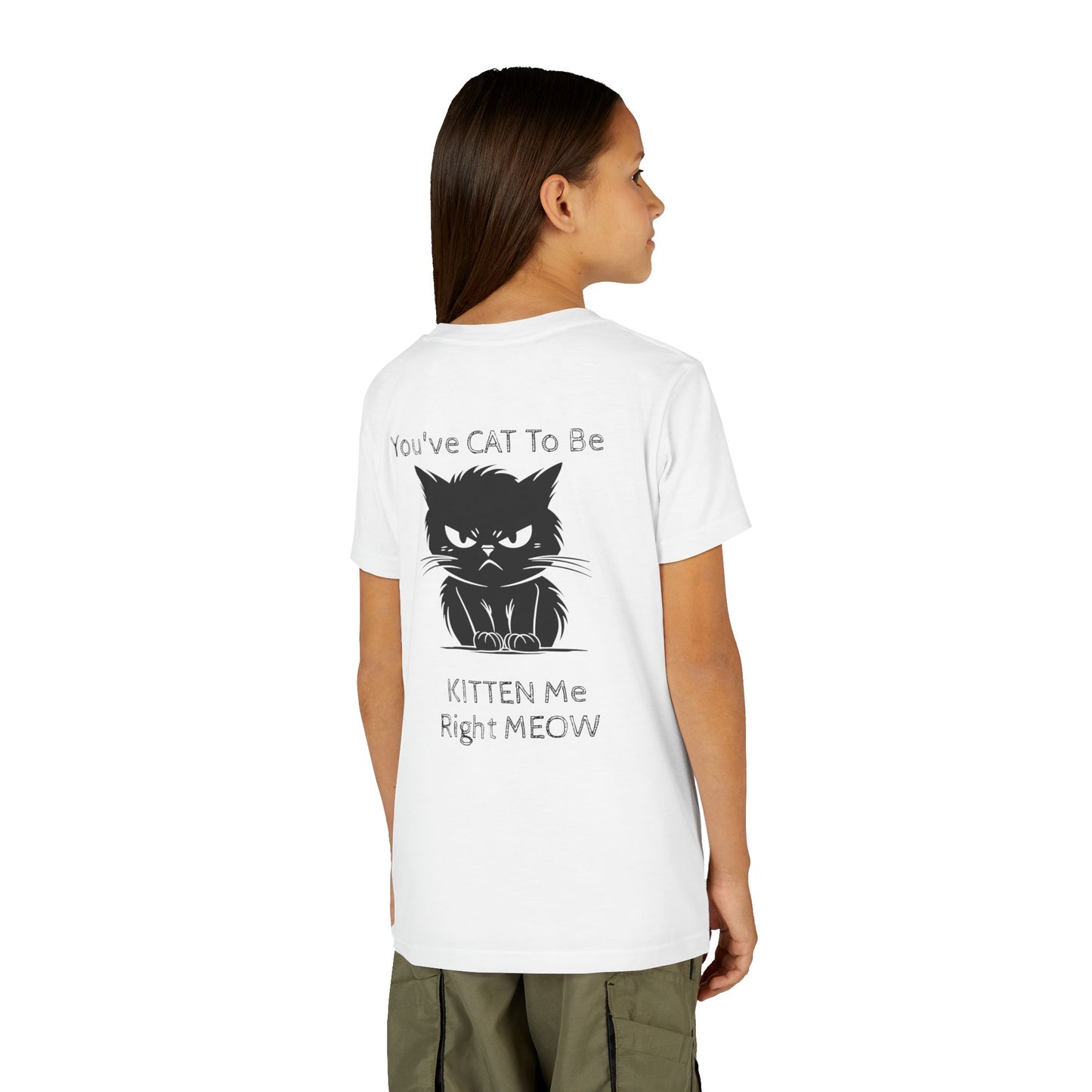 Kitten Me Youth Unisex Short Sleeve Crewneck Tee