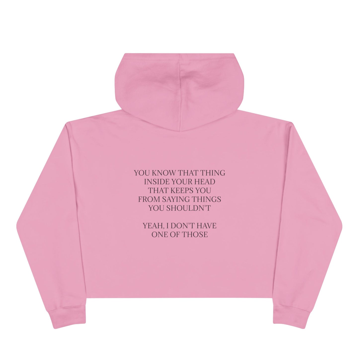 No Filter Women's Crop Hoodie