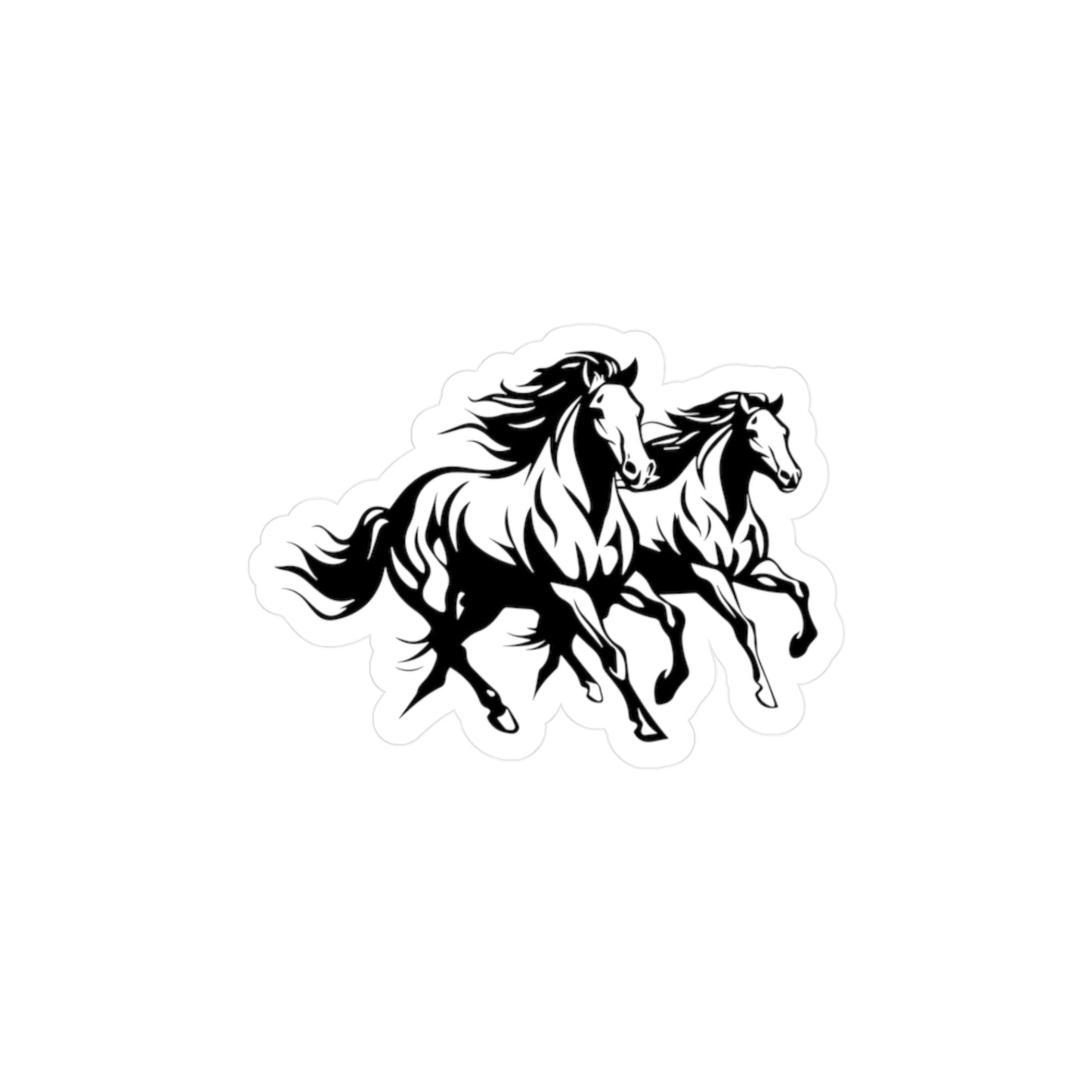 Horsin' Around Vinyl Decal