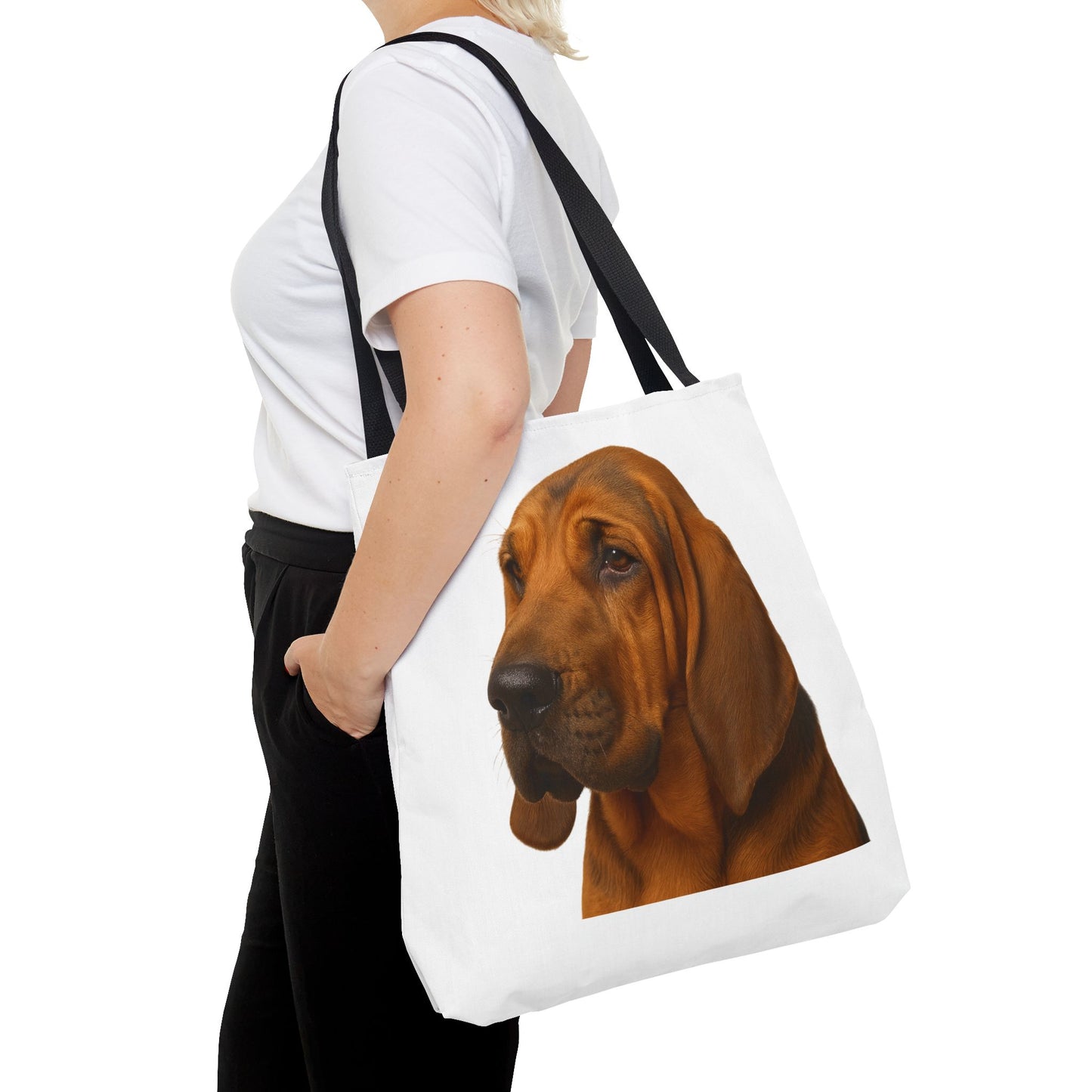 Bloodhound Head Tote Bag