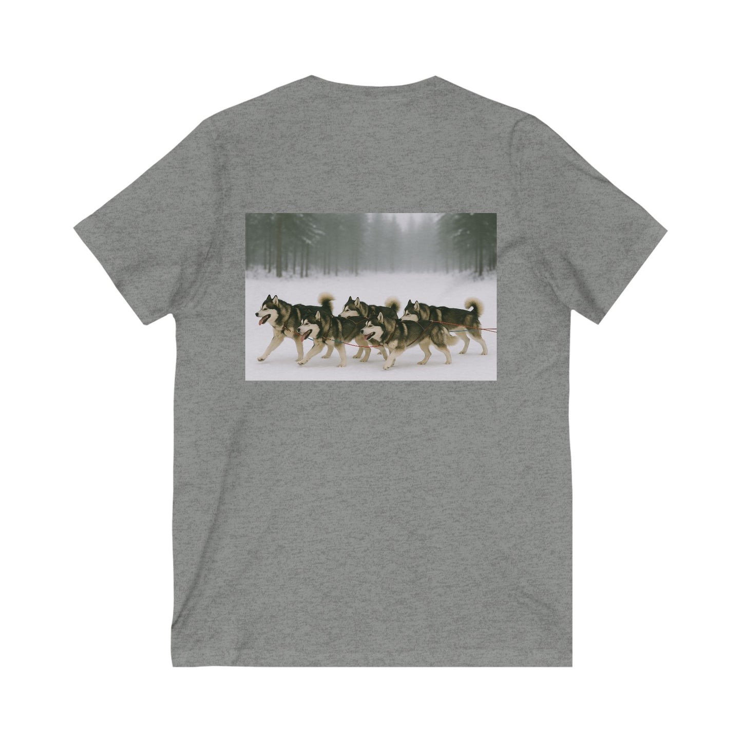 Mush On Unisex Short Sleeve V-Neck Tee