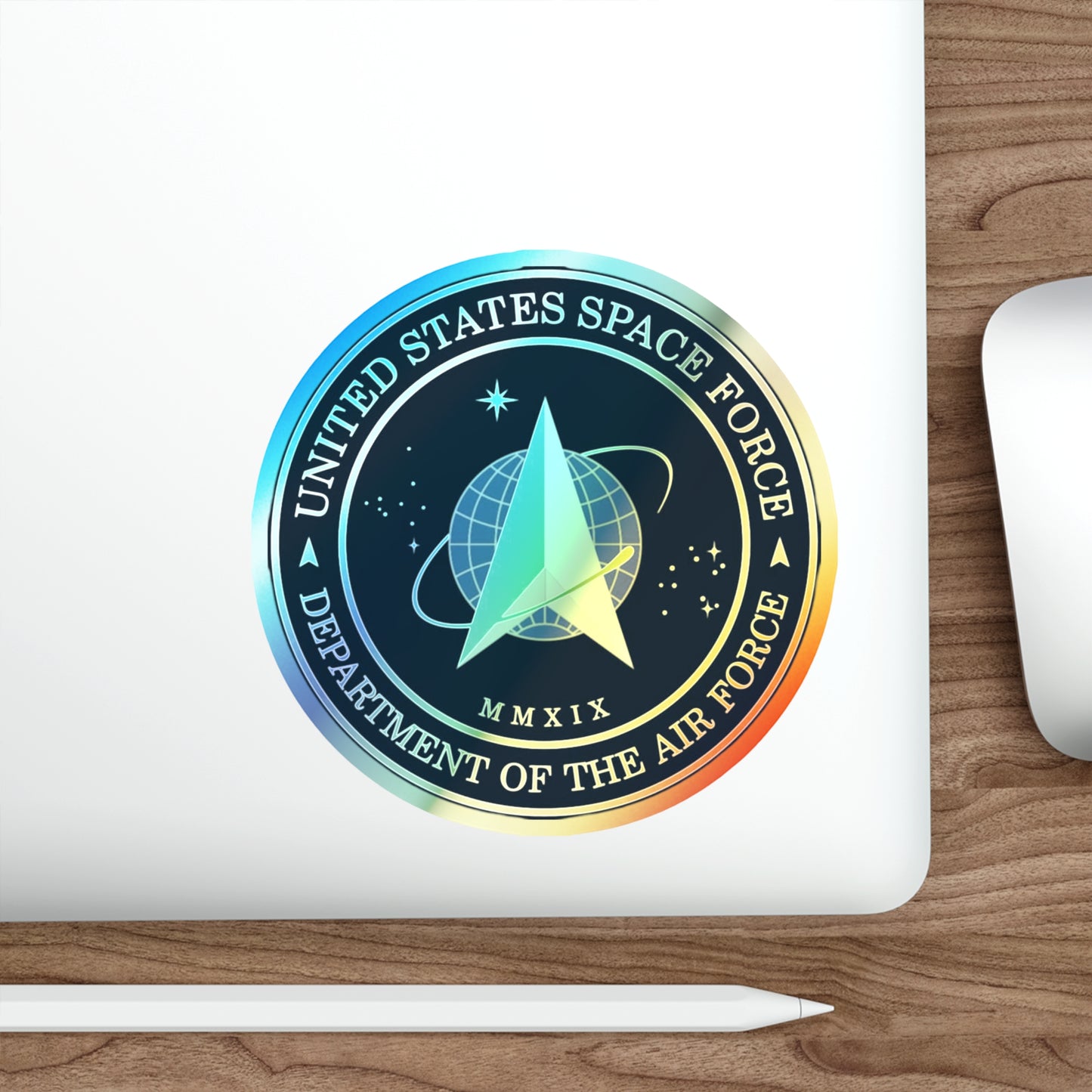 US Space Force Holographic Sticker