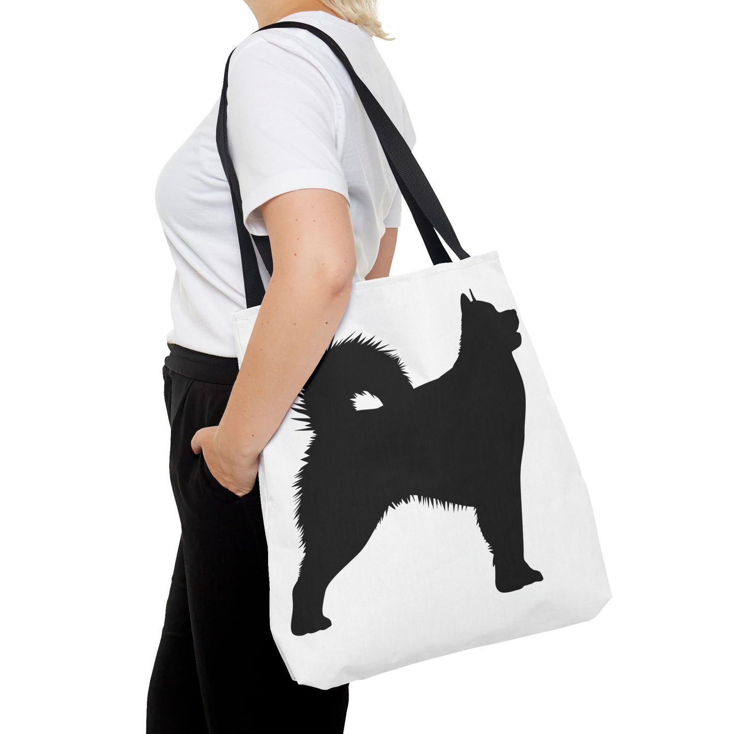 Malamute Silhouette Tote Bag