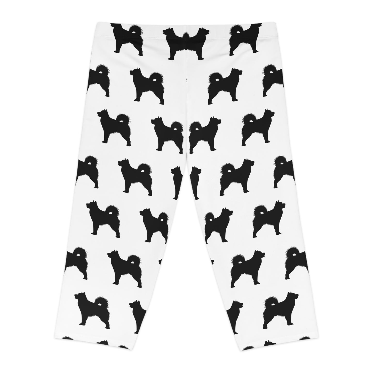 Malamute Silhouette Women's Capri Leggings