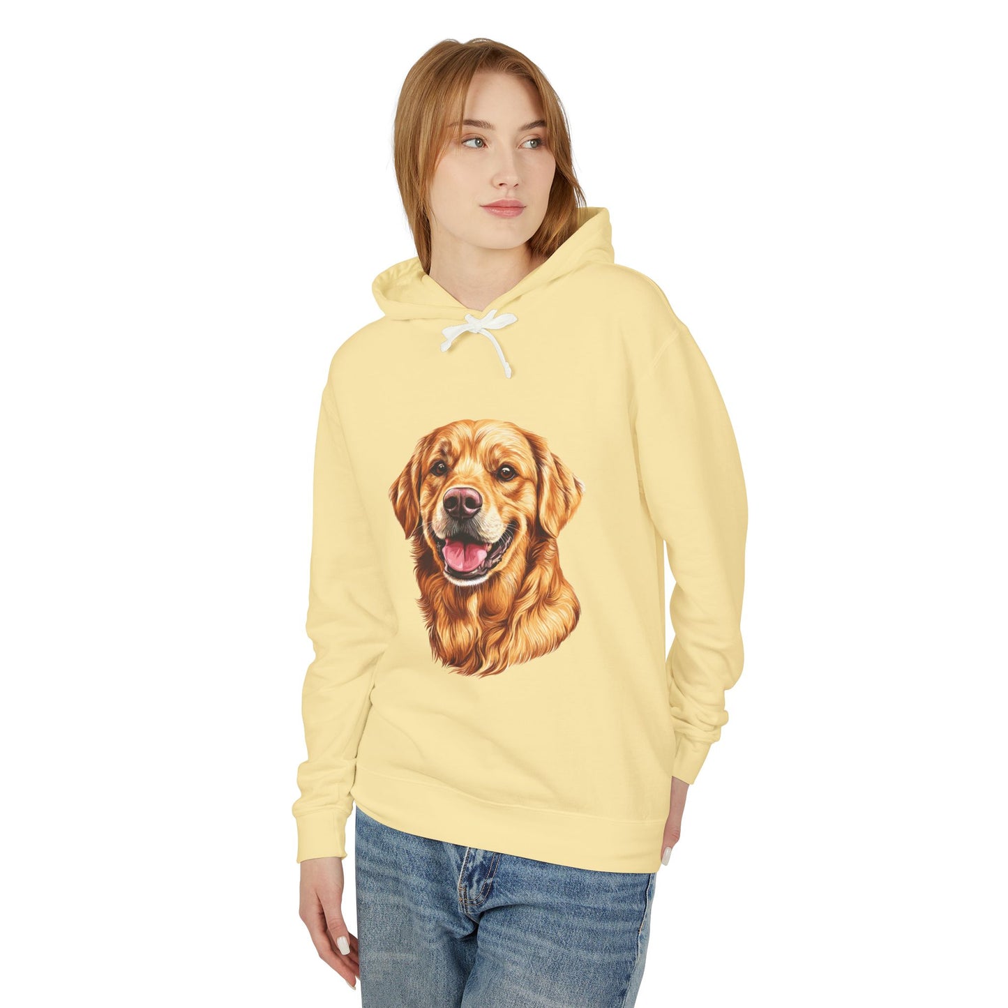 Golden Head Unisex Lightweight Hoodie