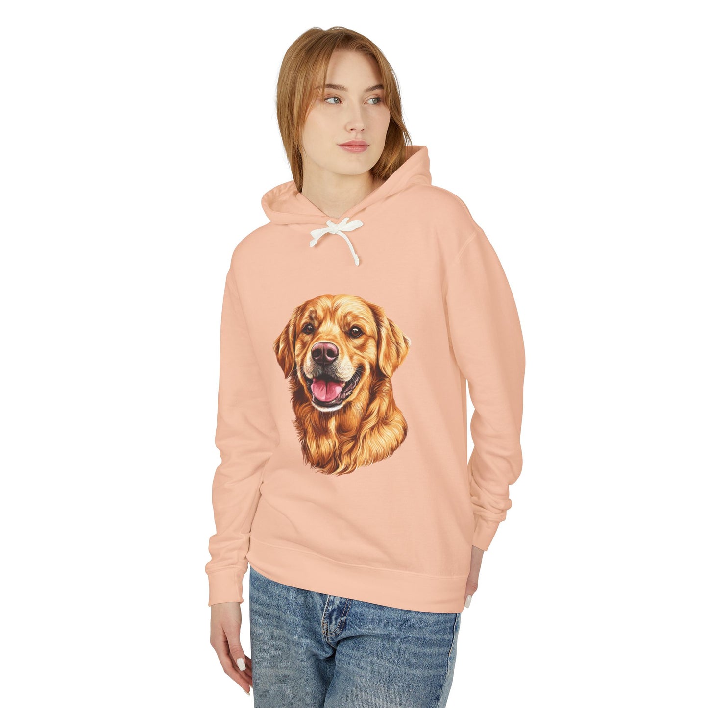 Golden Head Unisex Lightweight Hoodie