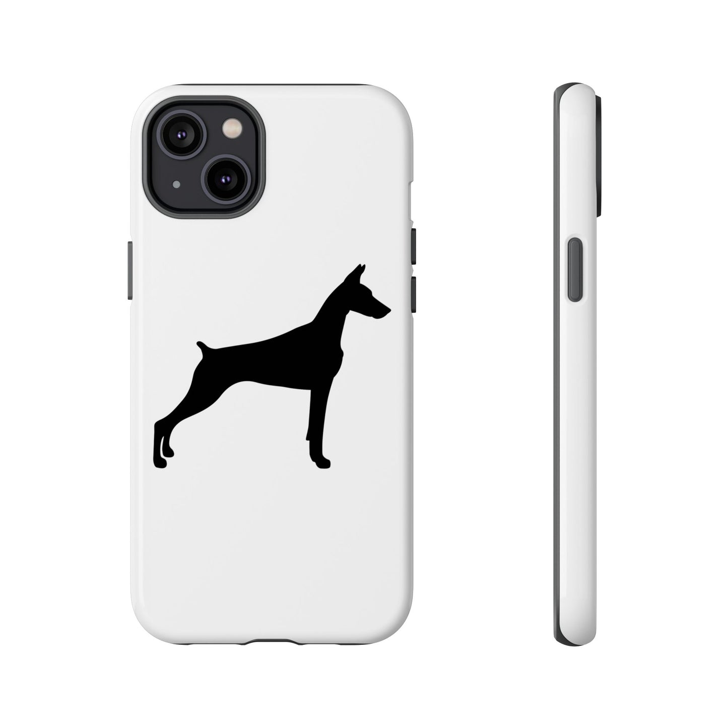 Doberman Silhouette iPhone Case