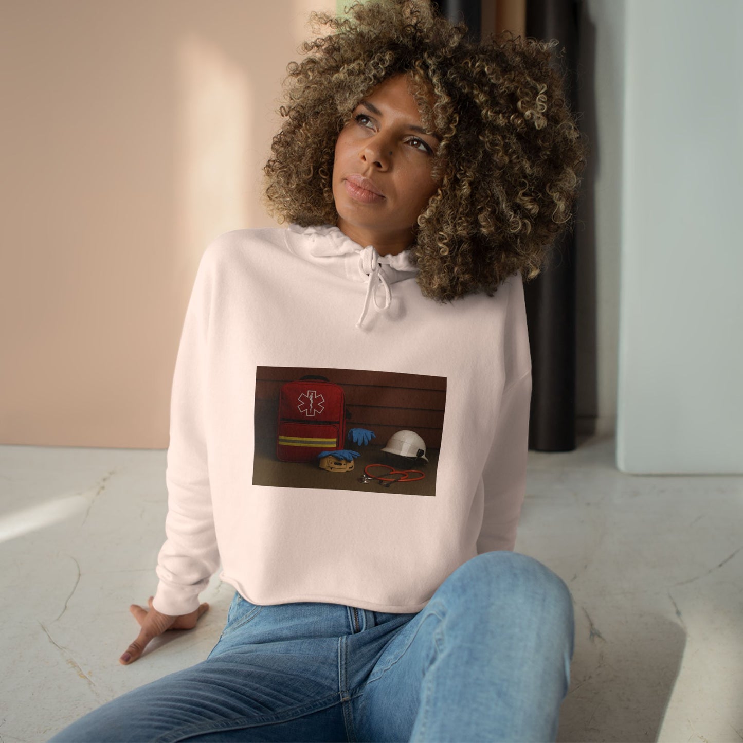EMS Appreciation Women's Crop Hoodie