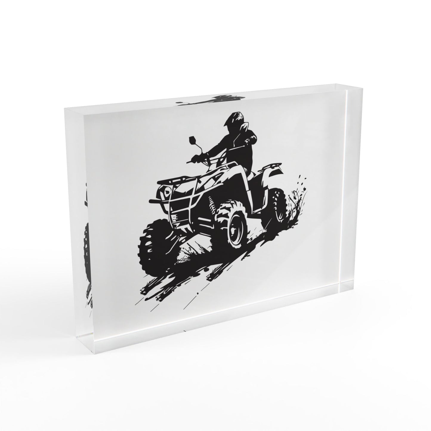 Slingin' Mud Quad Acrylic Photo Block