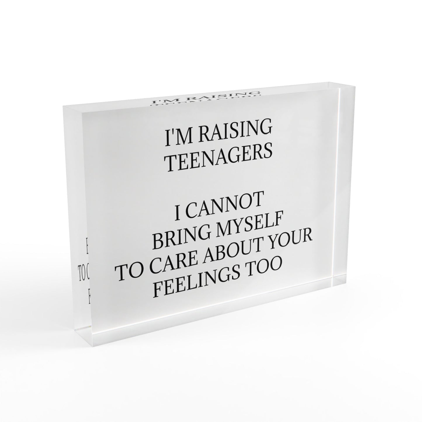 Raising Teenagers Acrylic Photo Block