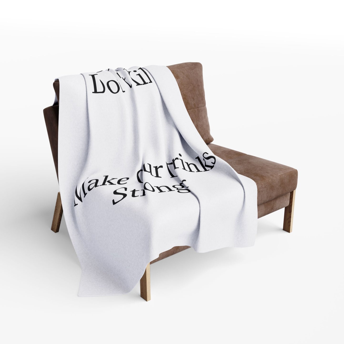 Drinks Stronger Arctic Fleece Blanket