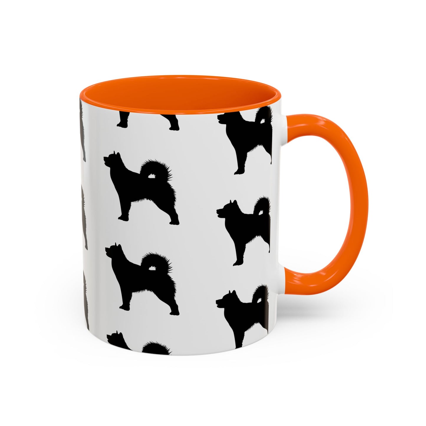 Malamute Silhouette 2-Tone Coffee Mug