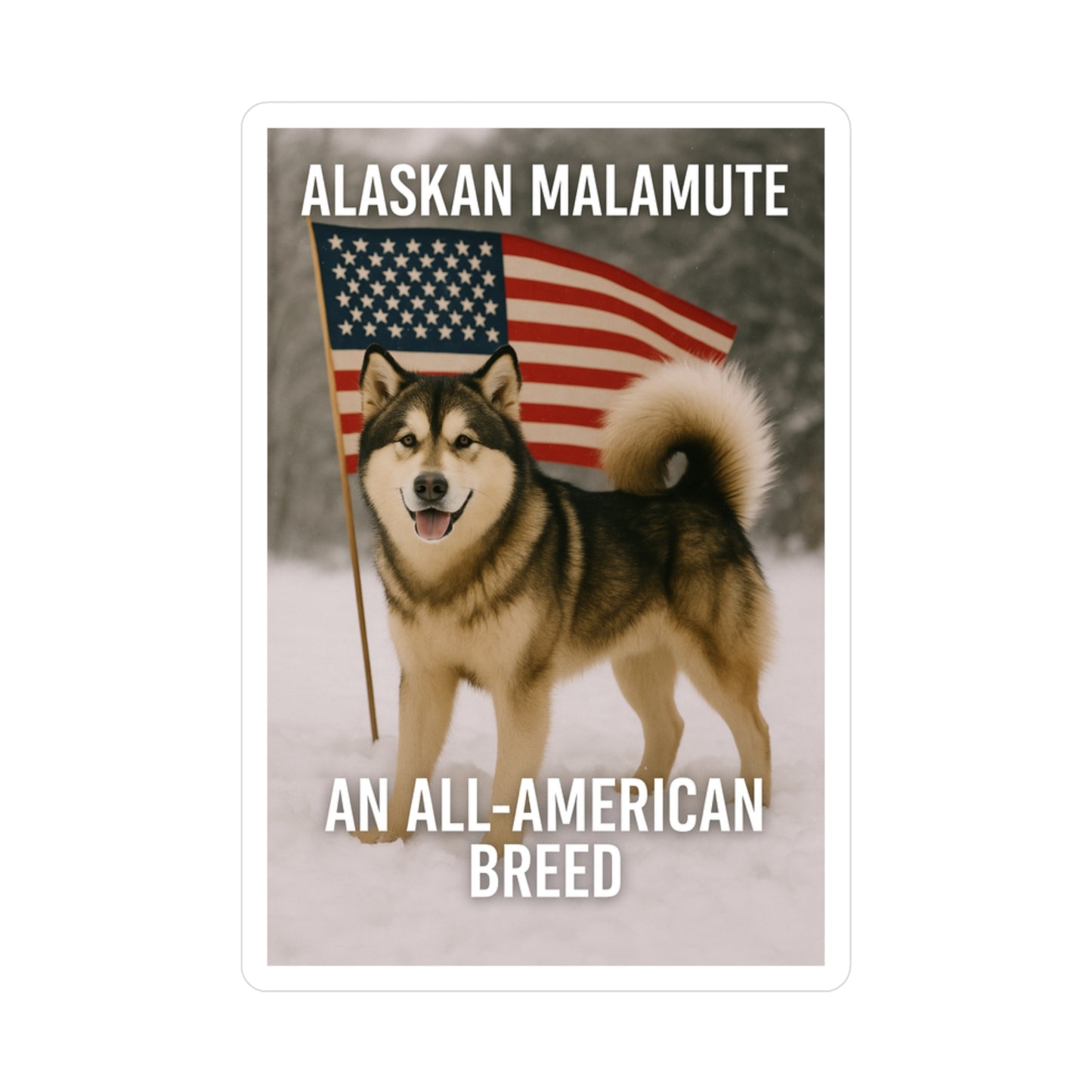 All-American Breed Vinyl Decal