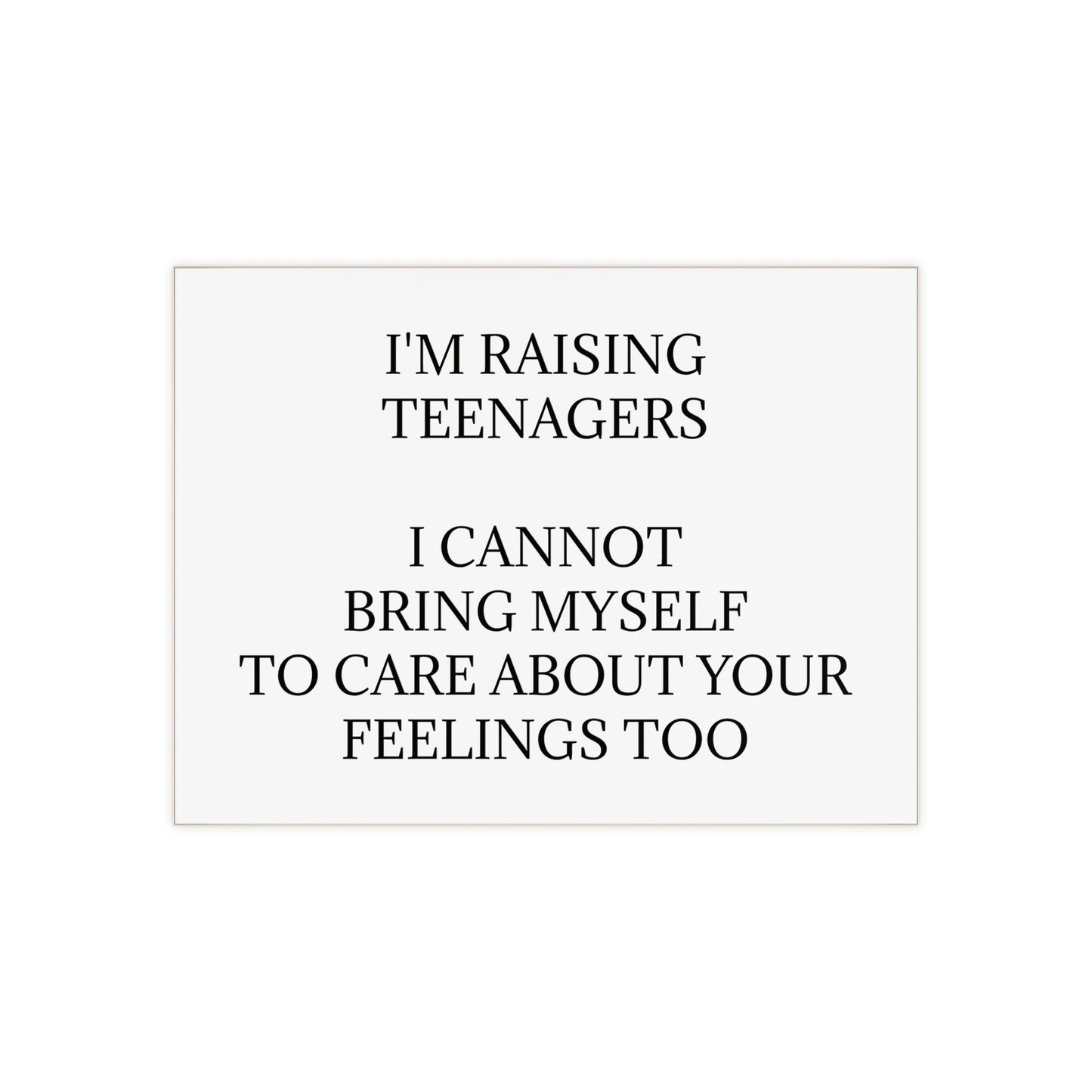 Raising Teenagers Ceramic Photo Tile