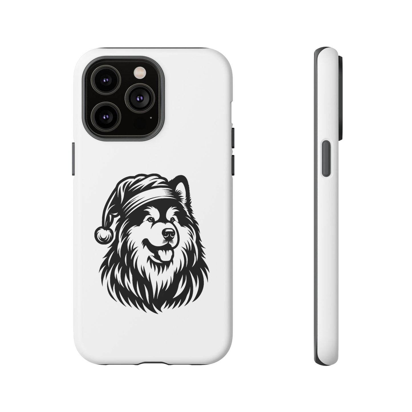 Santa Paws Malamute iPhone Case