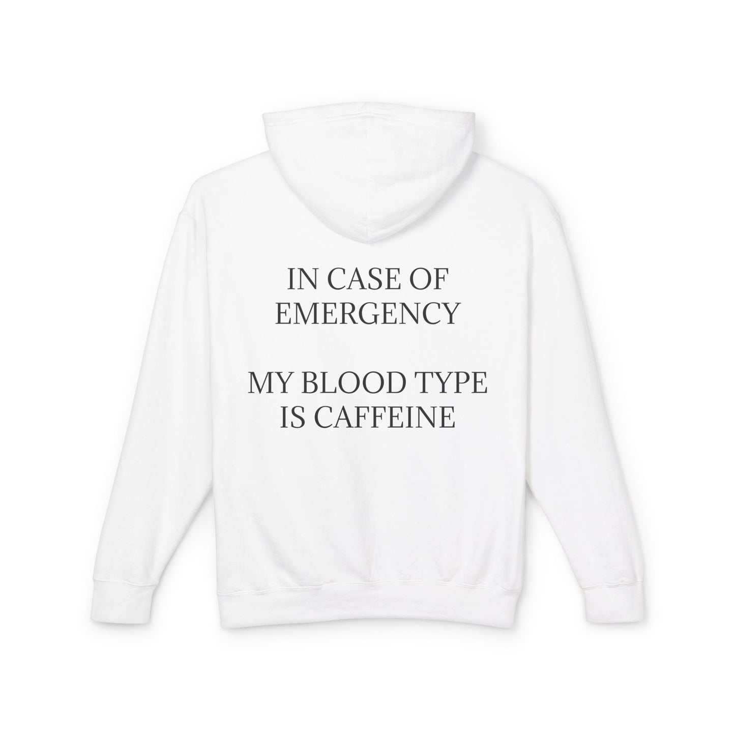 Blood Type Unisex Lightweight Hoodie