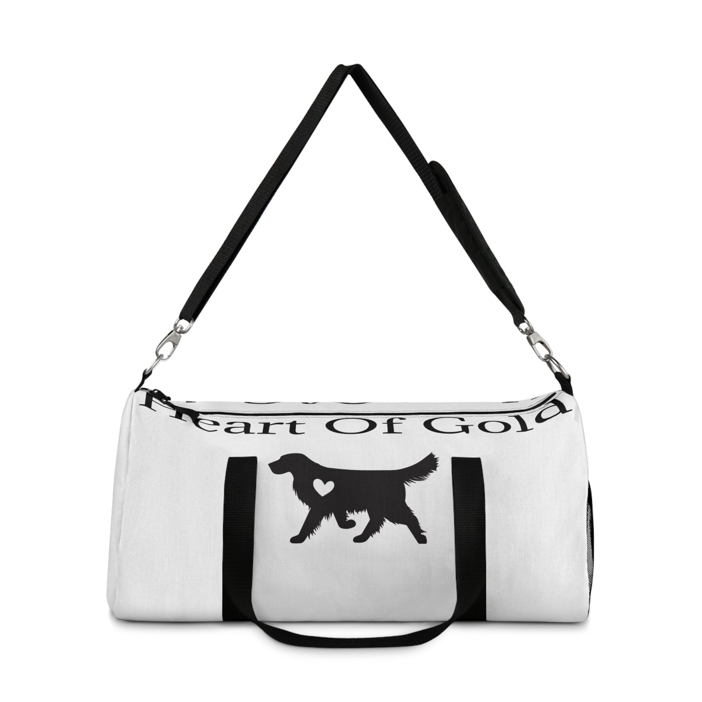 Heart Of Gold Duffel Bag