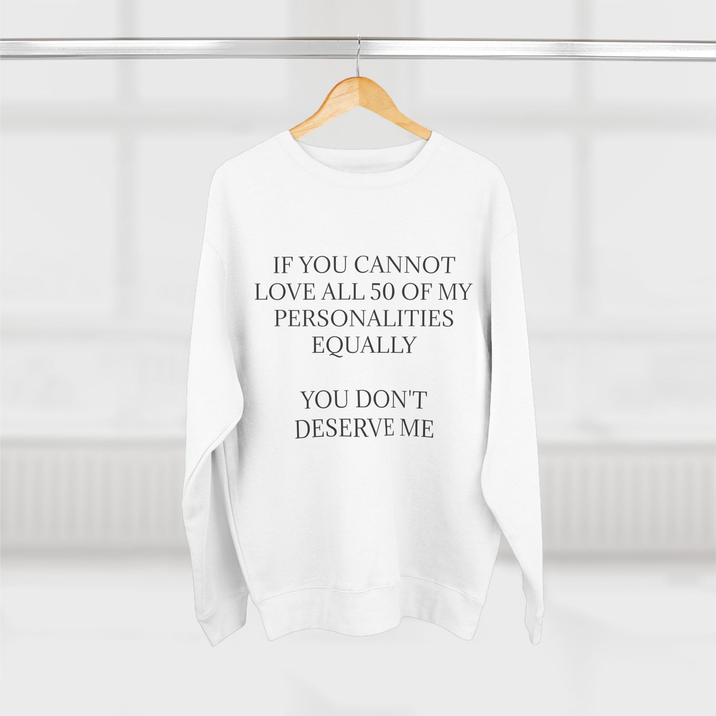 50 Personalities Unisex Crewneck Sweatshirt