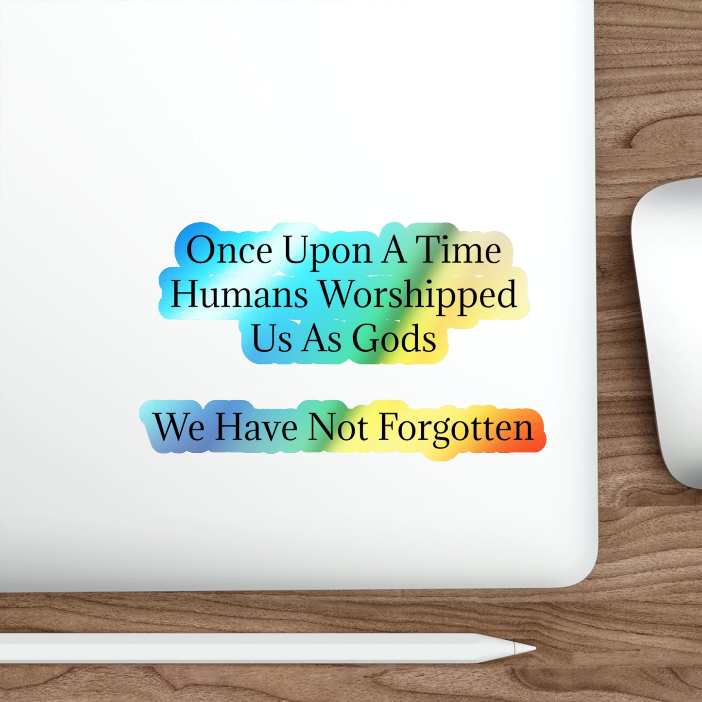 Once Upon A Time Holographic Sticker