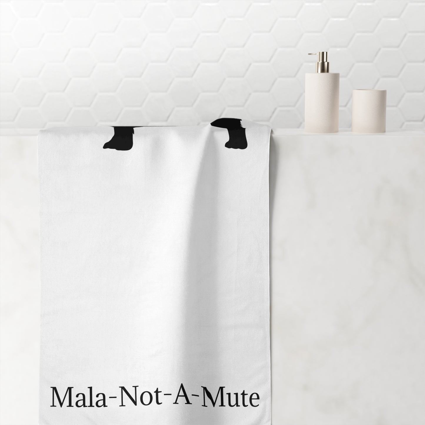 Mala-Not-A-Mute Mink-Cotton Beach Towel