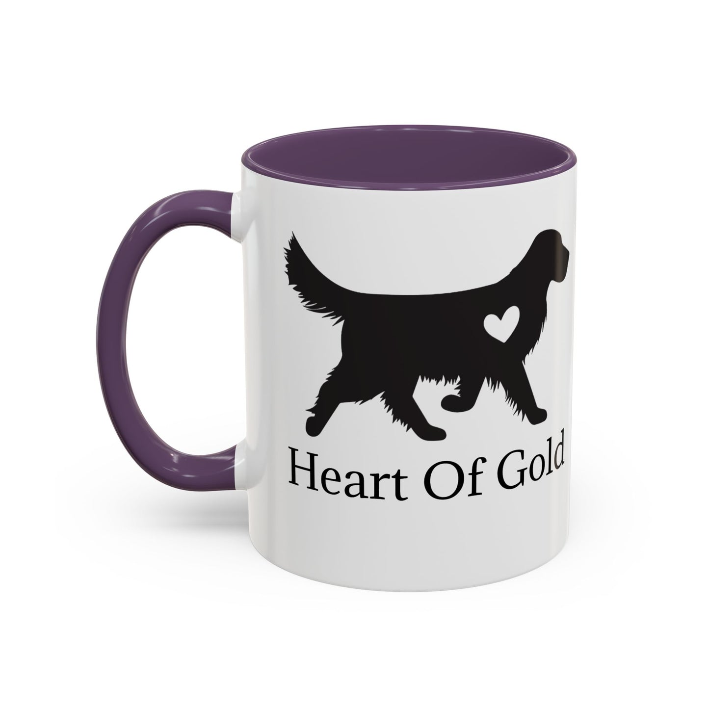 Heart Of Gold 2-Tone Coffee Mug