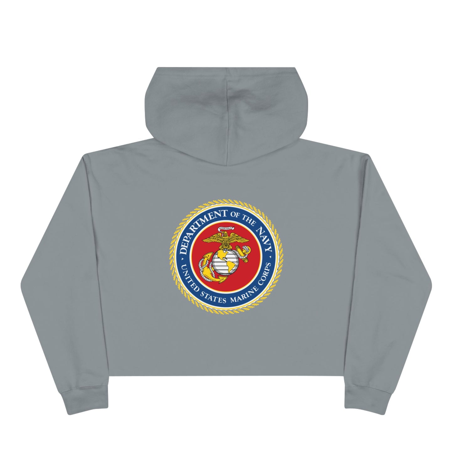 US Marine Corps Women's Crop Hoodie