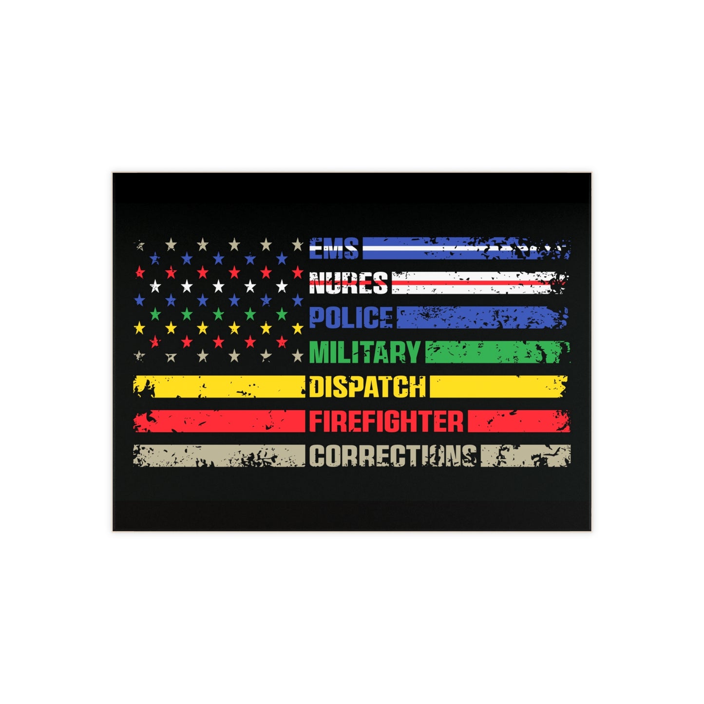 First Responder Ceramic Photo Tile