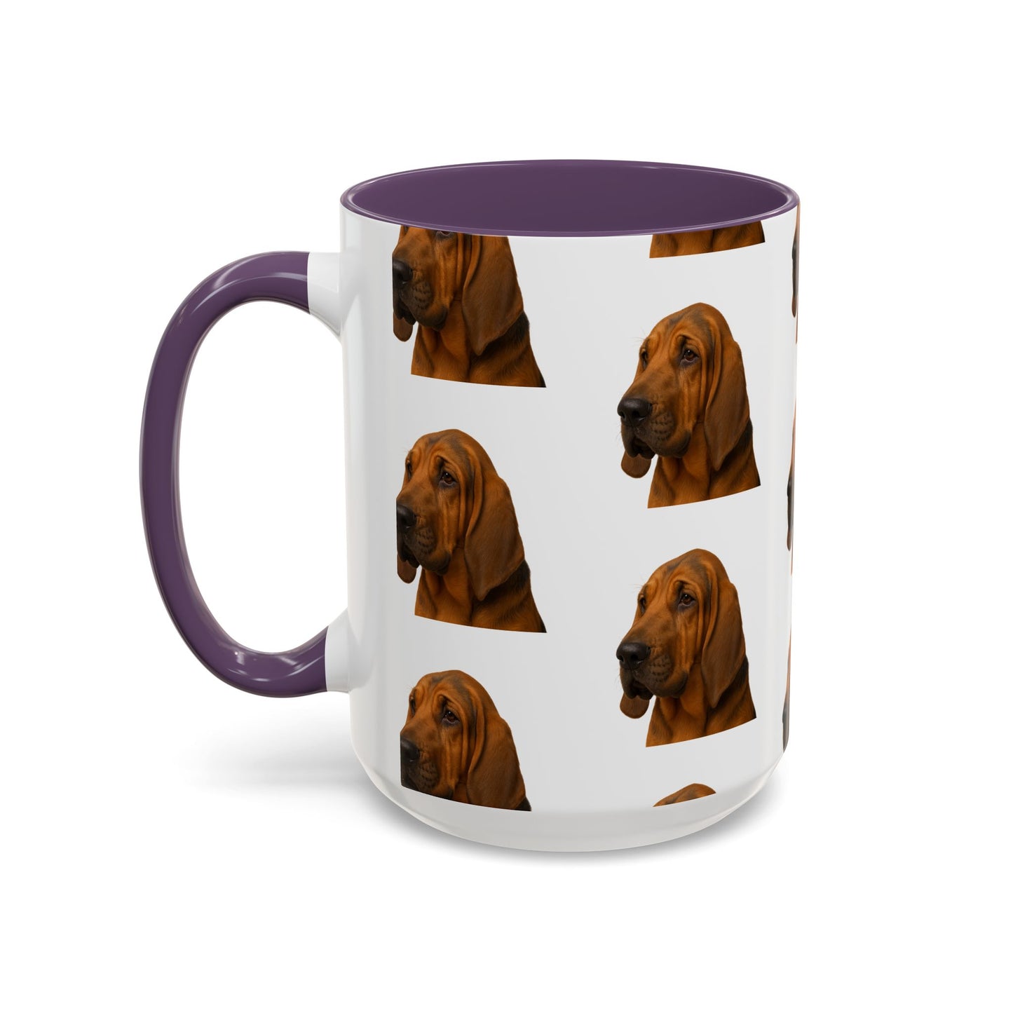 Bloodhound Head 2-Tone Coffee Mug