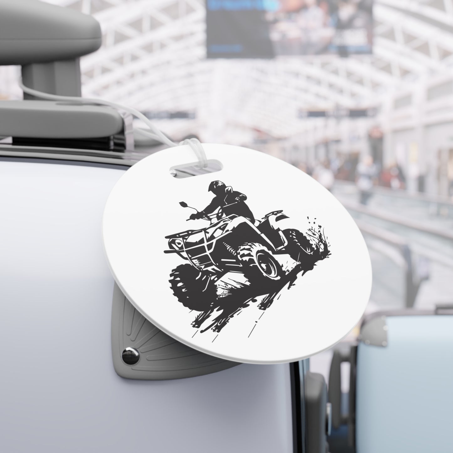 Slingin' Mud Quad Luggage Tag