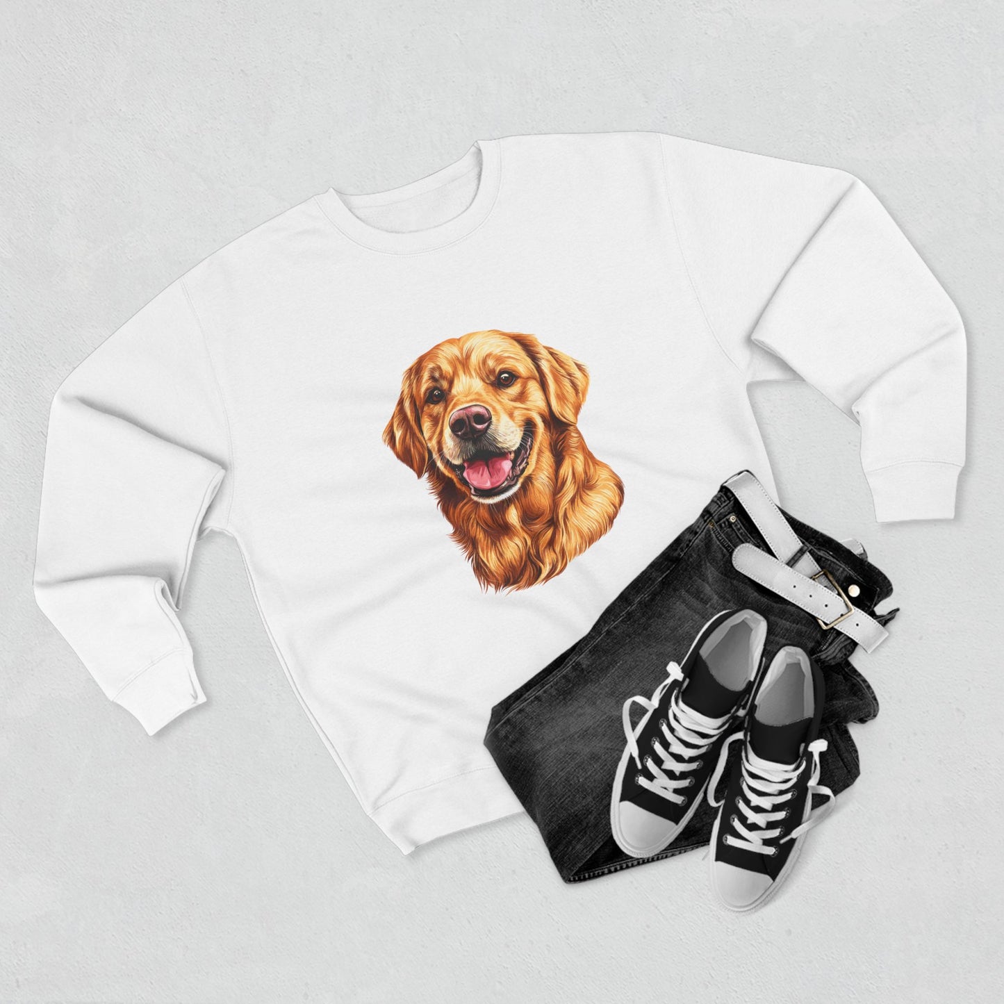Golden Head Unisex Crewneck Sweatshirt