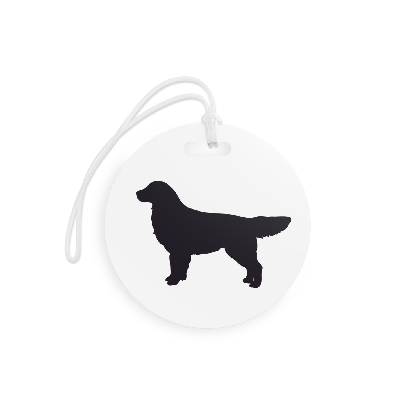 Golden Silhouette Luggage Tag