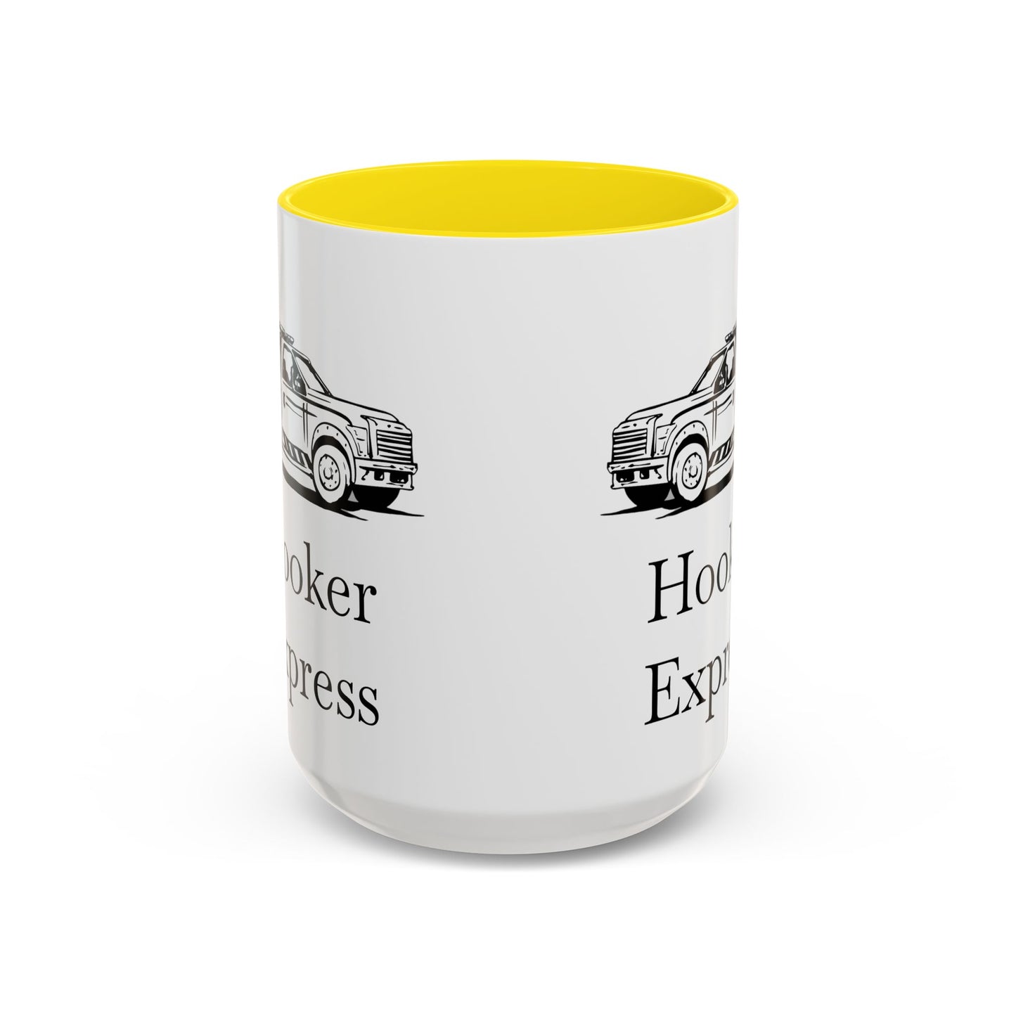 H**ker Express Wheel Lift Tow Truck 2-Tone Coffee Mug