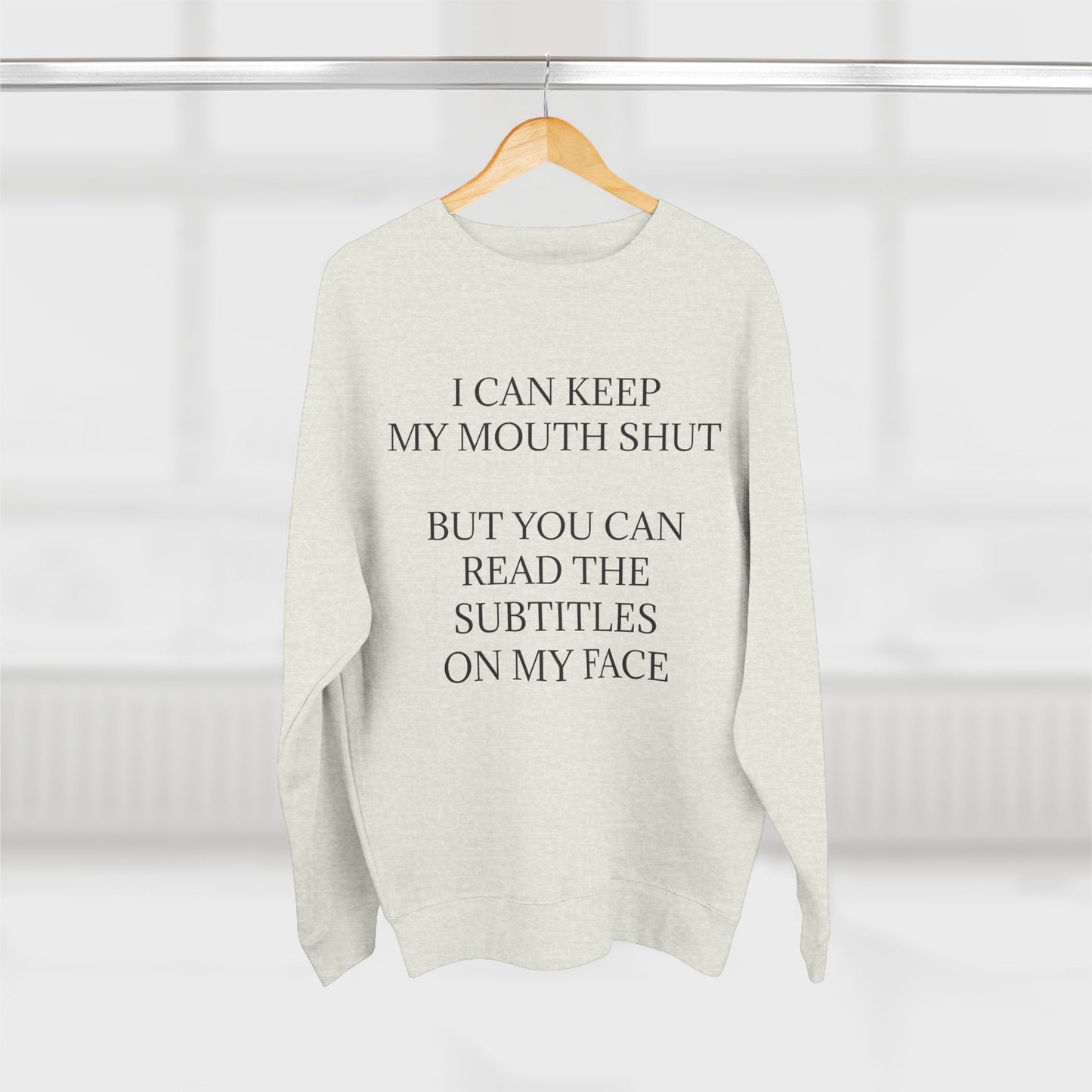 Subtitles Unisex Crewneck Sweatshirt