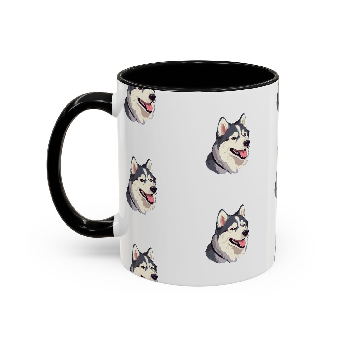 Malamute Head 2-Tone Coffee Mug