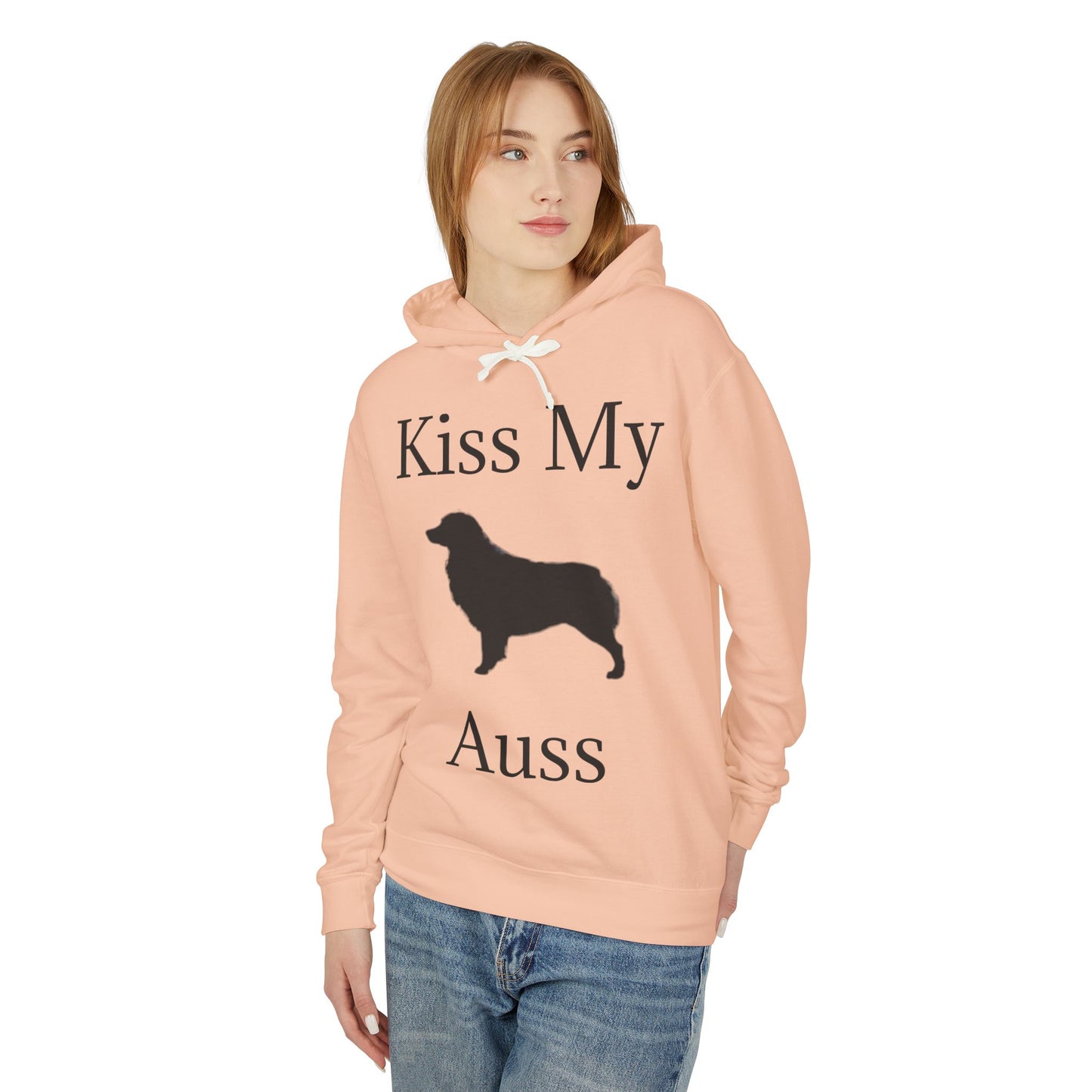 Kiss My Auss Unisex Lightweight Hoodie