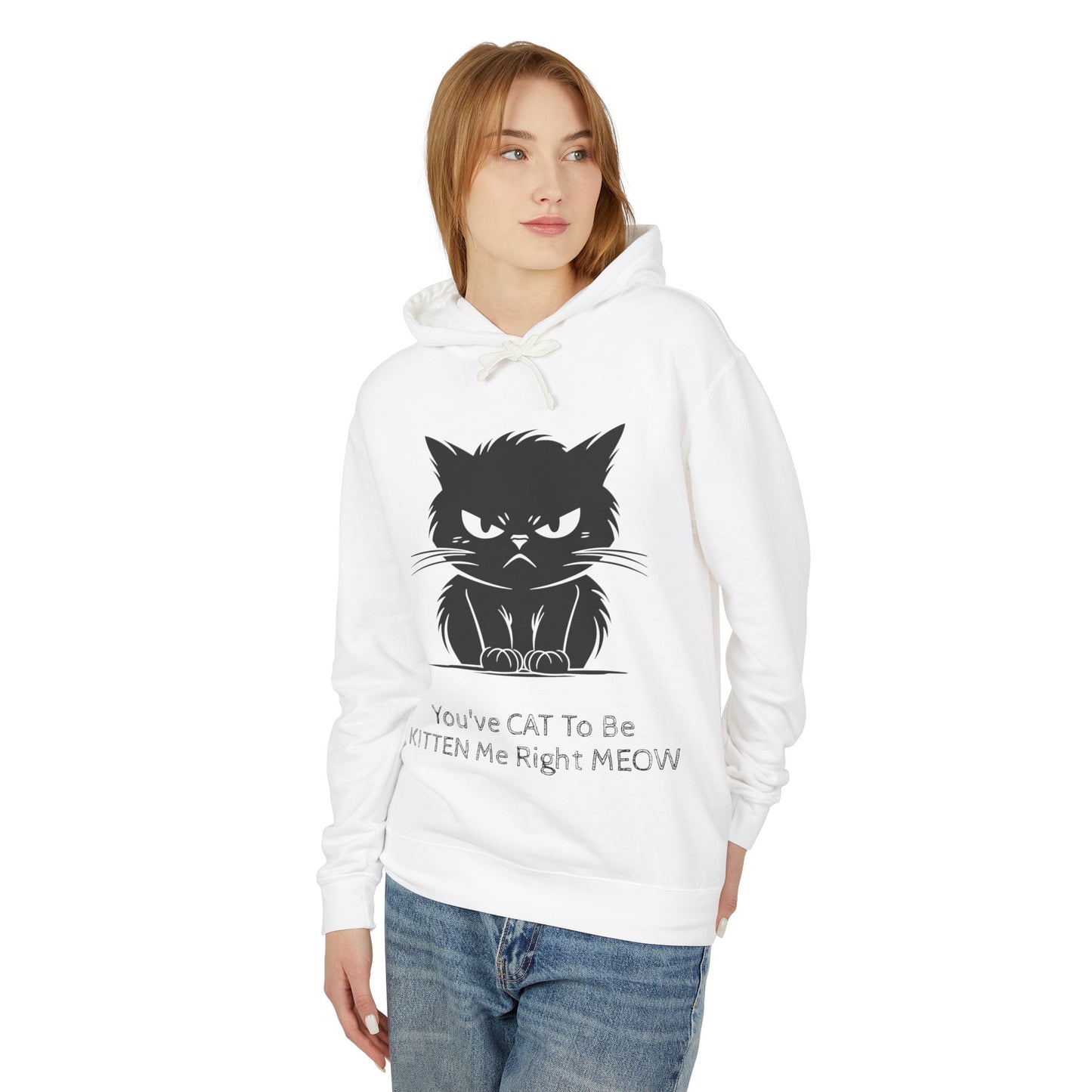 Kitten Me Unisex Lightweight Hoodie