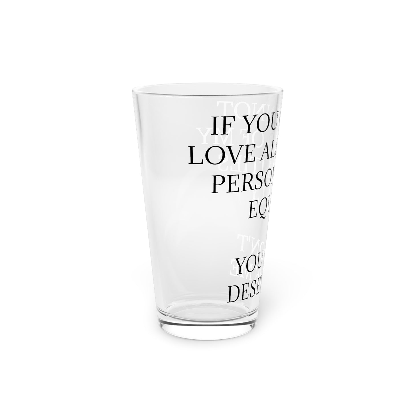 50 Personalities Drinking Glass