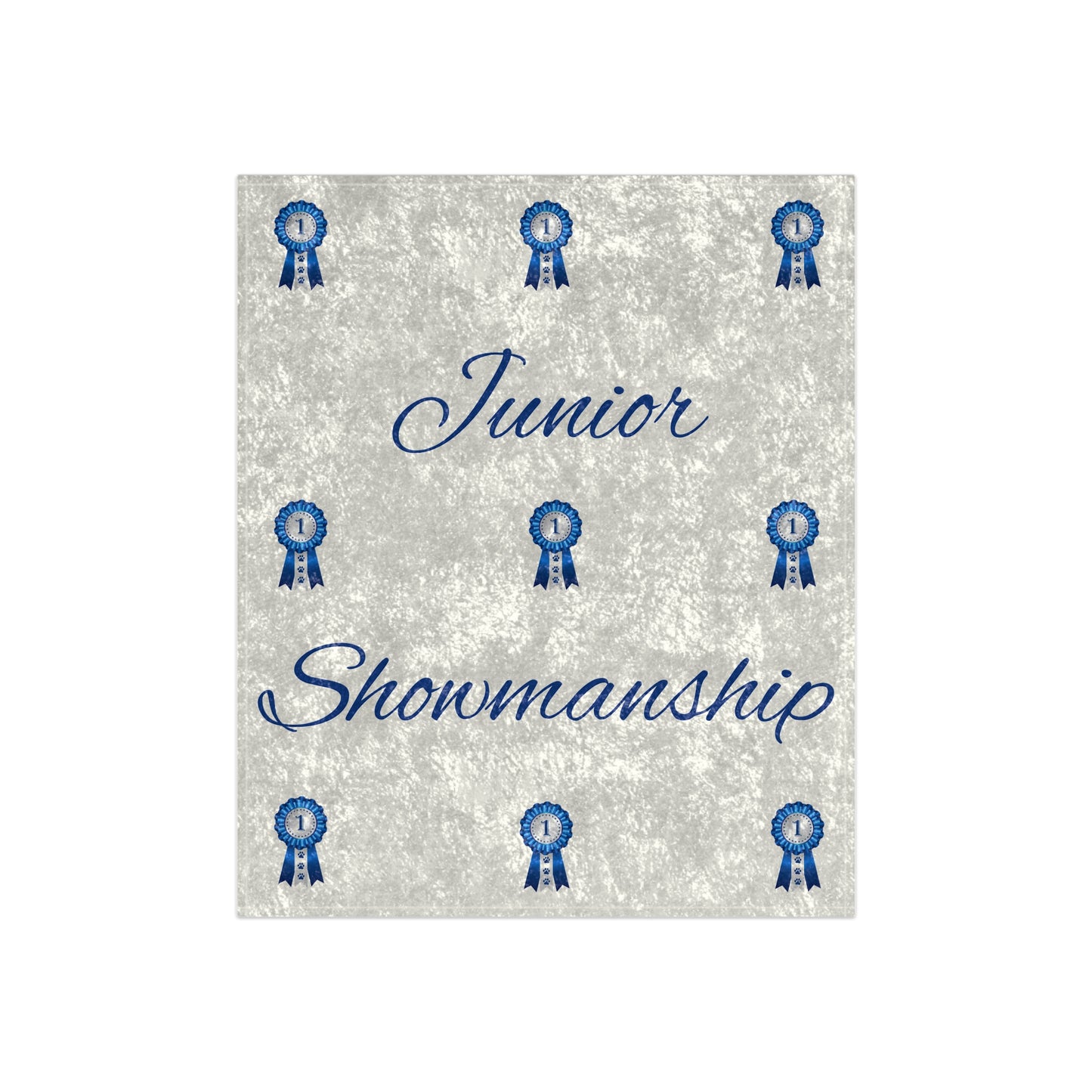 Junior Showmanship Crushed Velvet Blanket