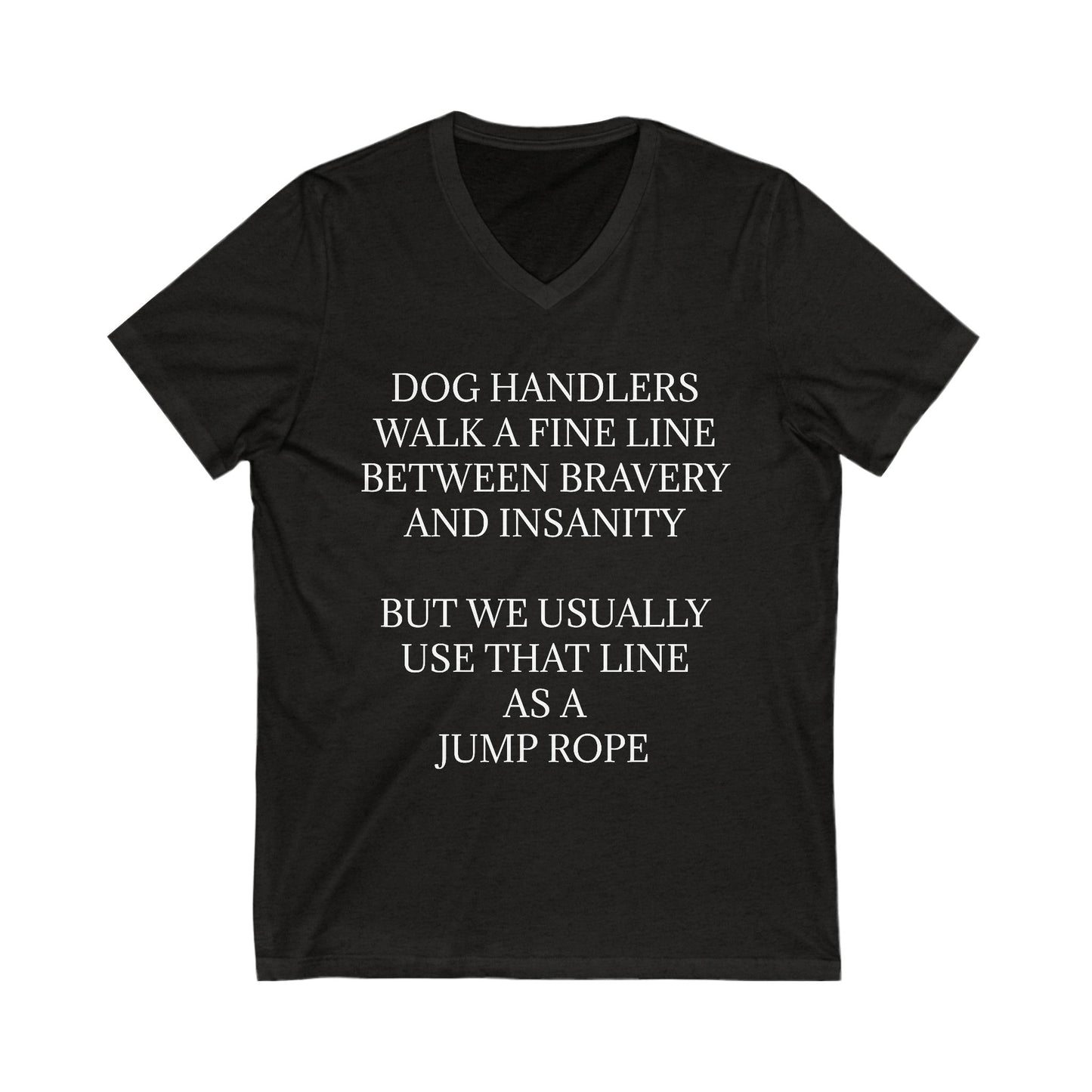 Jump Rope Unisex Short Sleeve V-Neck Tee
