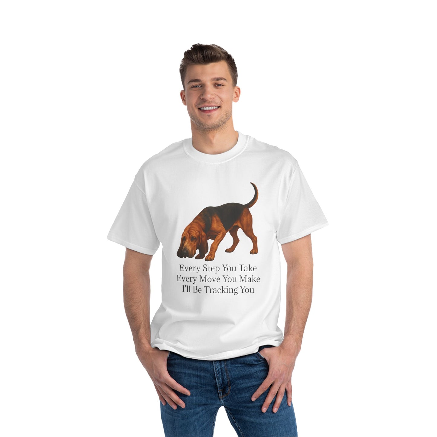 Tracking You Men's Short-Sleeve Crewneck Tee