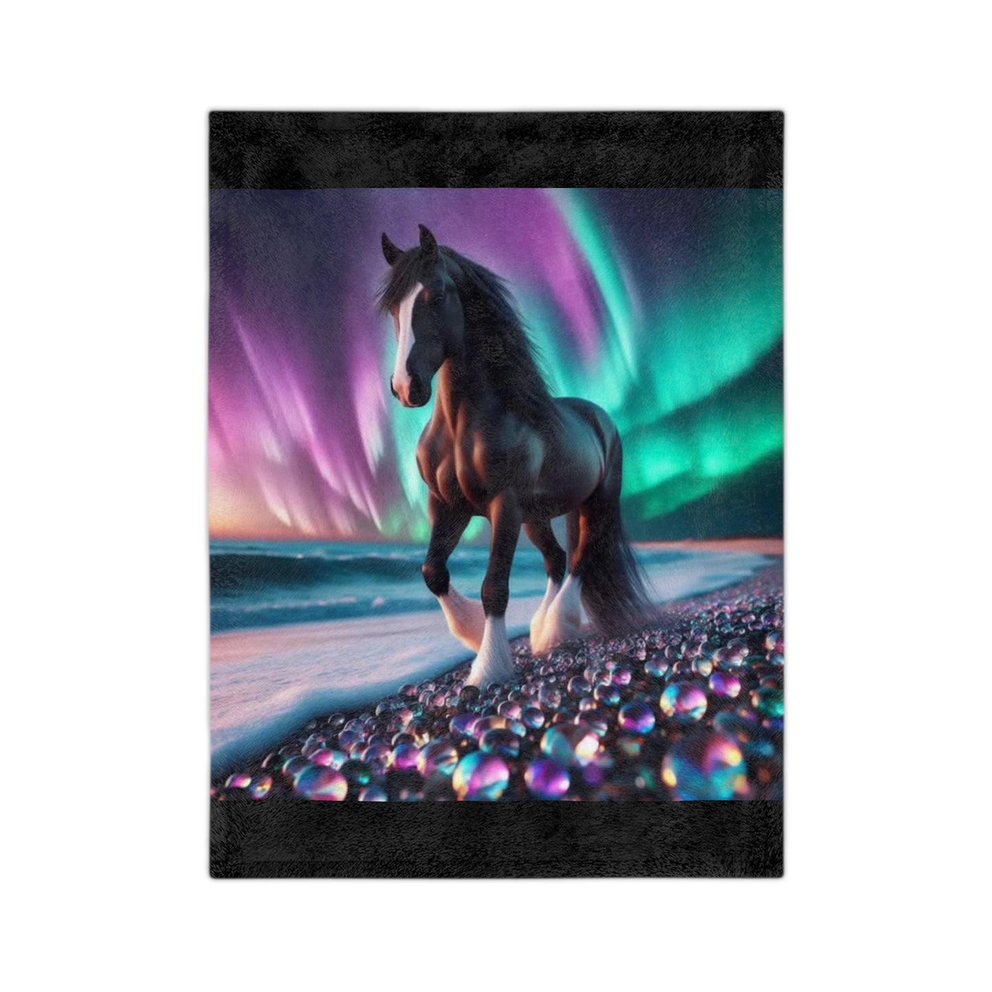 Midnight Magic Velveteen Microfiber Blanket
