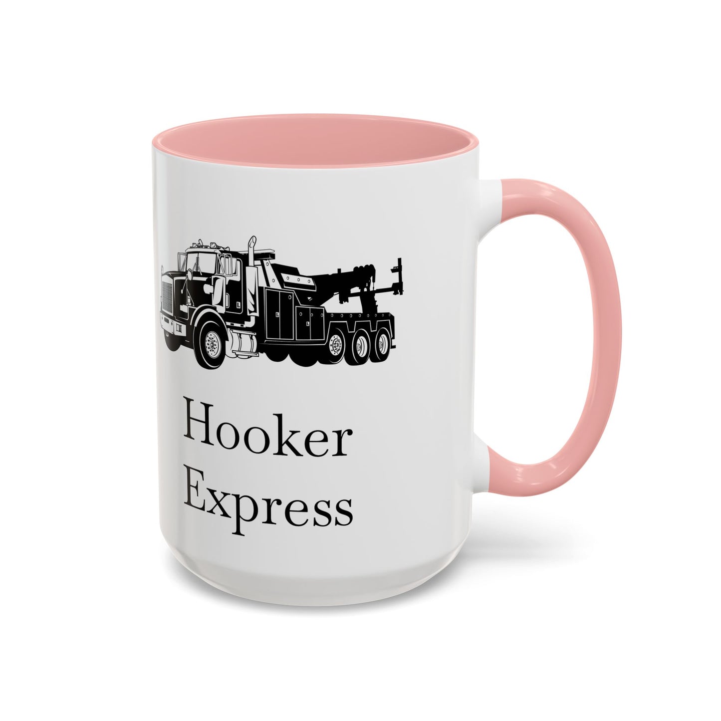 H**ker Express Heavy Tow Truck 2-Tone Coffee Mug