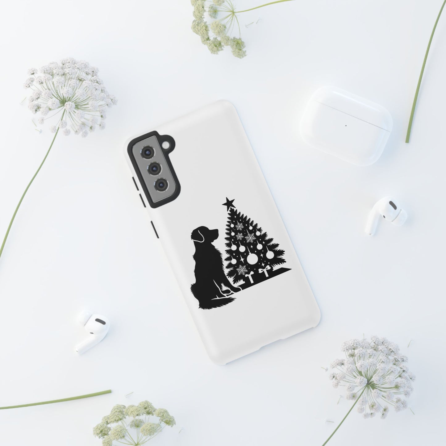 Golden Christmas Tree Samsung Case