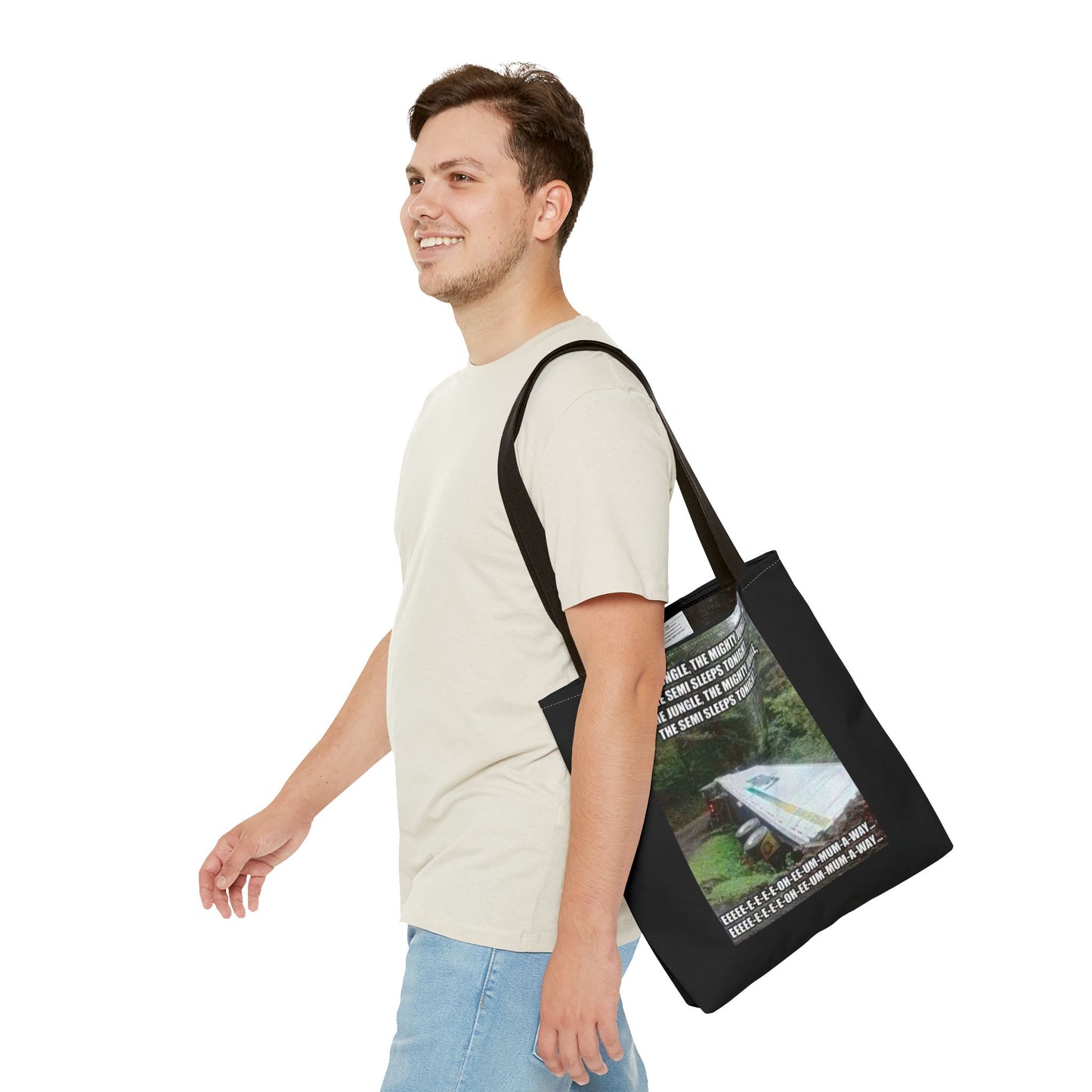 Semi Sleeps Tote Bag