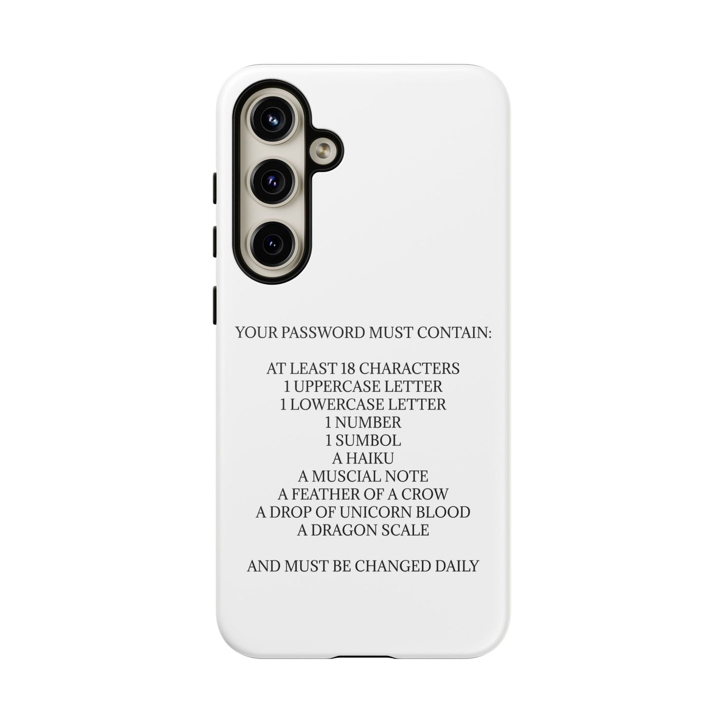 Password Samsung Case