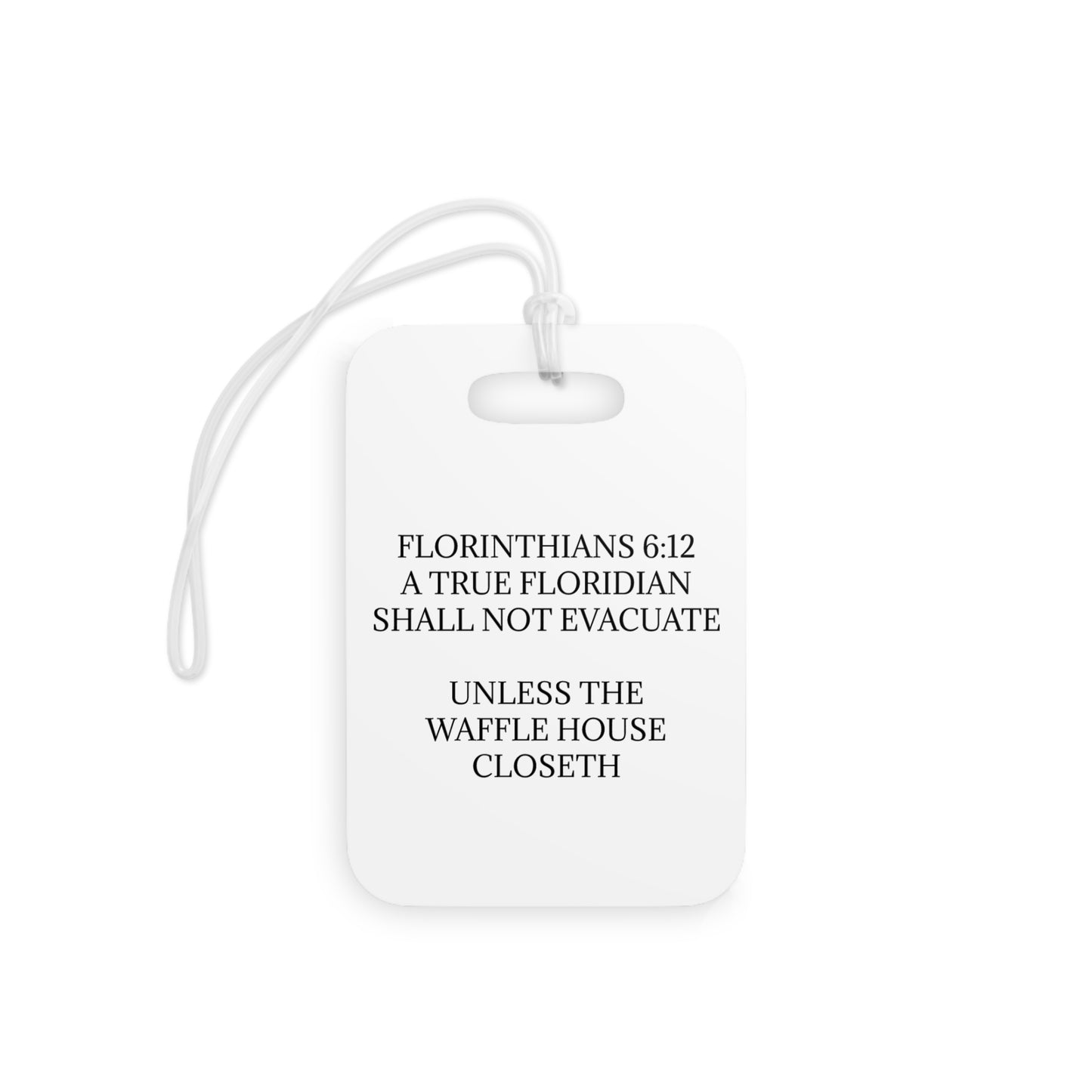 Florinthians 6:12 Luggage Tag