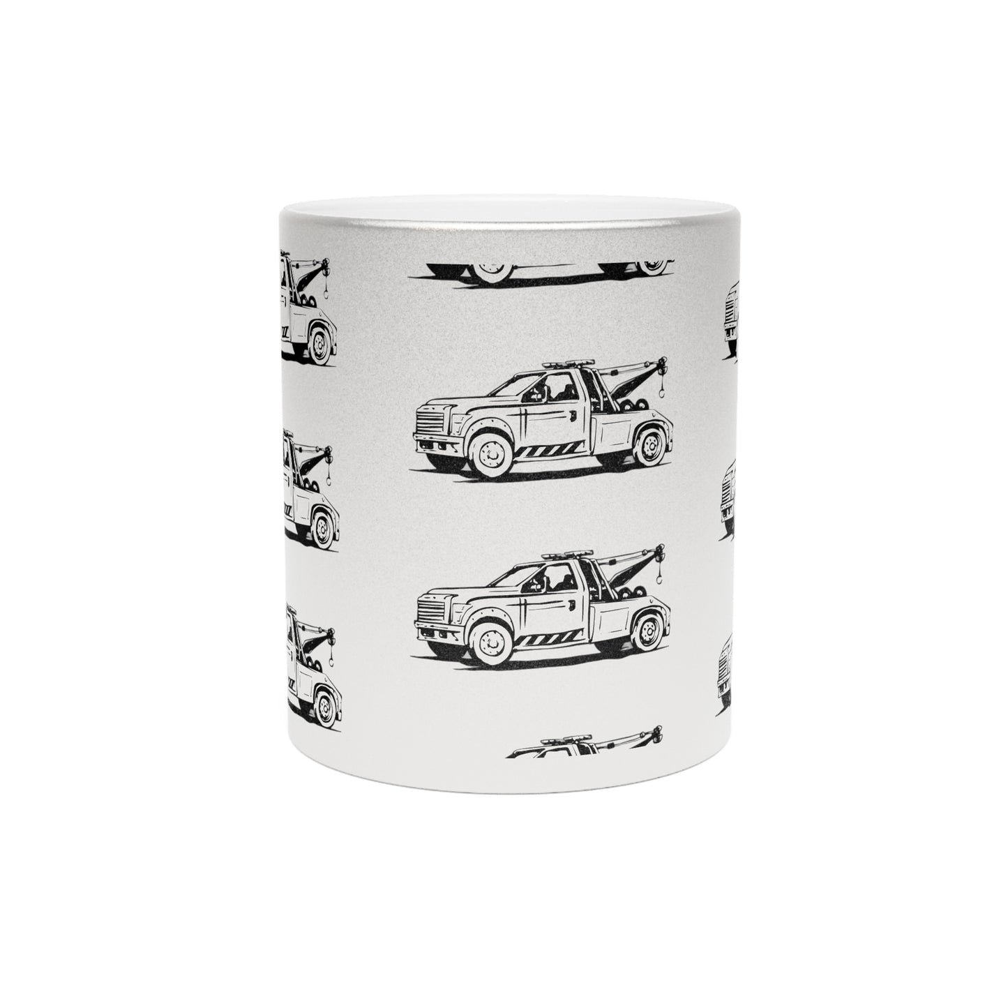 Wheel Lift Tow Truck Metallic Coffee Mug
