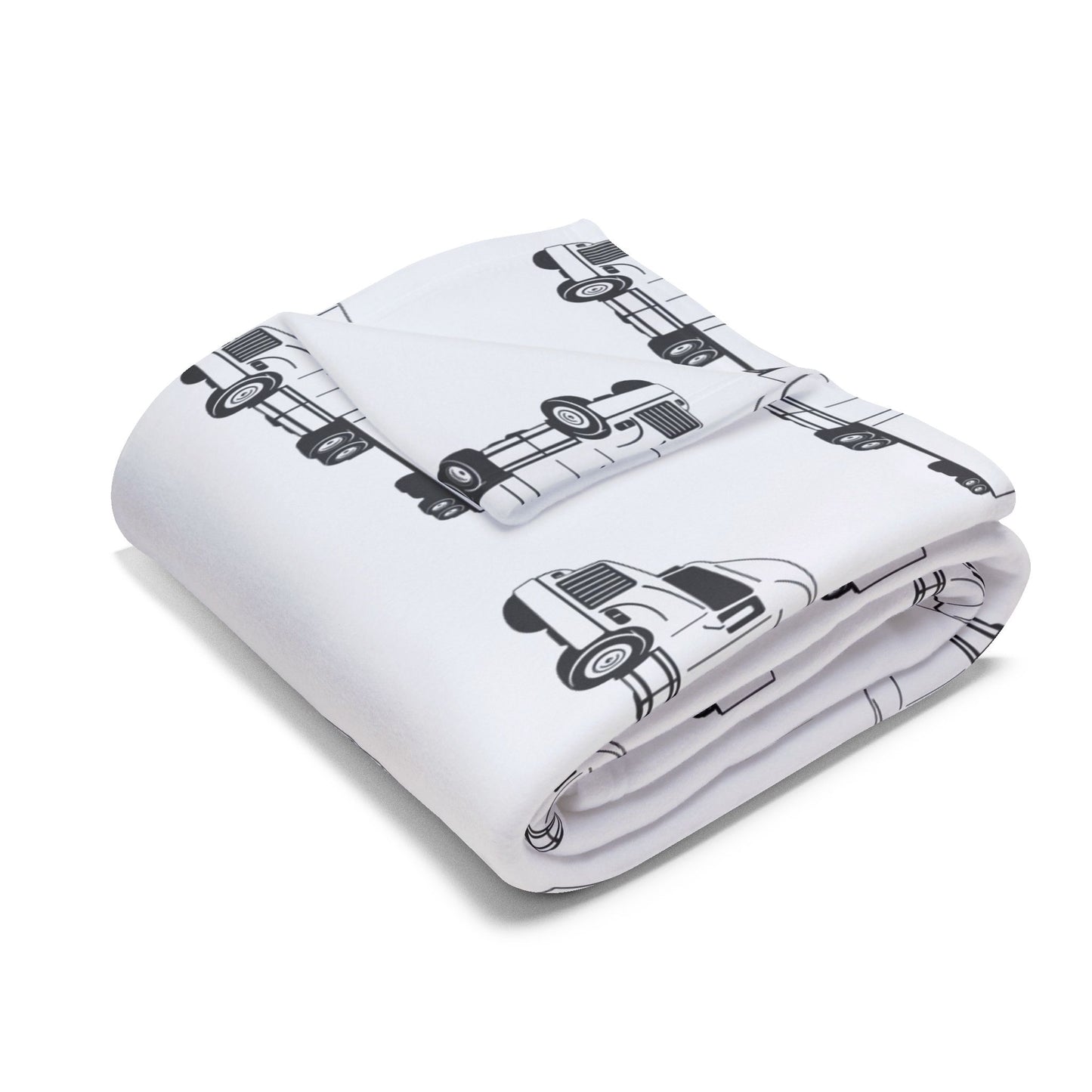Semi Truck Arctic Fleece Blanket
